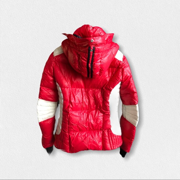 🎁 Rossignol JCC red down ski snowboard jacket S - Picture 3 of 6